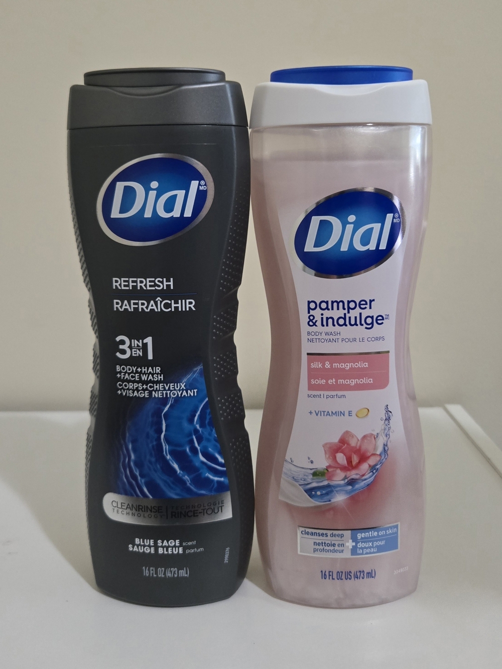 Dial Body Wash Duo - Black Refresh & Pink Pamper